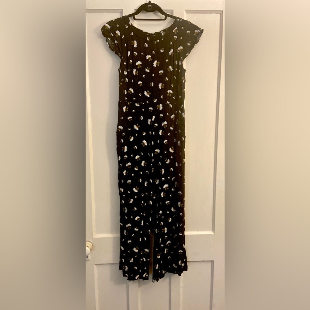 Loft floral print jumpsuit